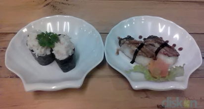 Menyantap Menu-Menu Japanese Fusion di Hangiri Sushi