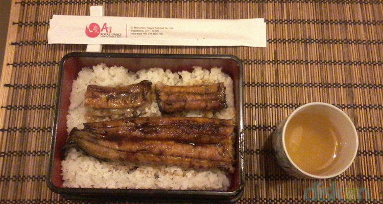 Sajian Kelezatan dalam Seporsi Grilled Unagi with Steamed Rice ala Ai Unagi Jogja