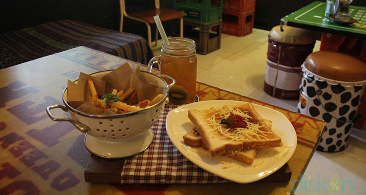 Tea Linni dan Indian Fries, Sajian Super Lezat Teman Nongkrong ala Geronimo Kafe Jogja